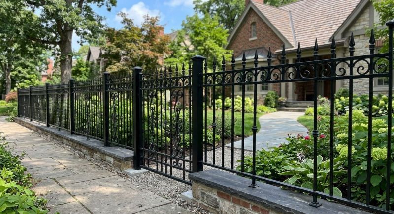 Custom Iron Fence Installation in Alpharetta, GA